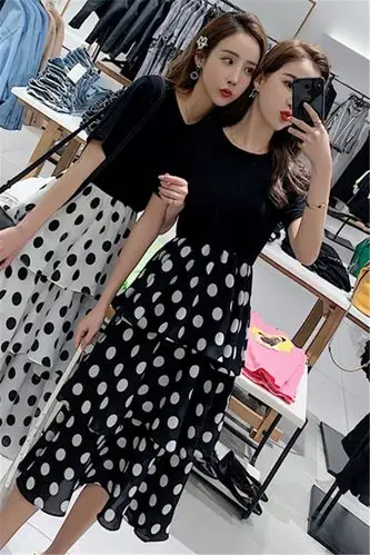 > 黑色蛋糕裙