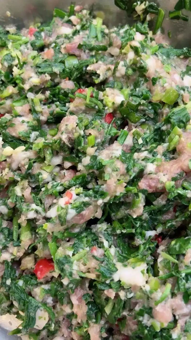 不怕不识货就怕货比货手工剁出来的水饺馅