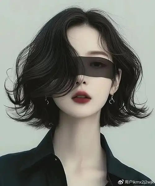 最具女人味的短发,波波头大卷真耐看,看完都想试一试