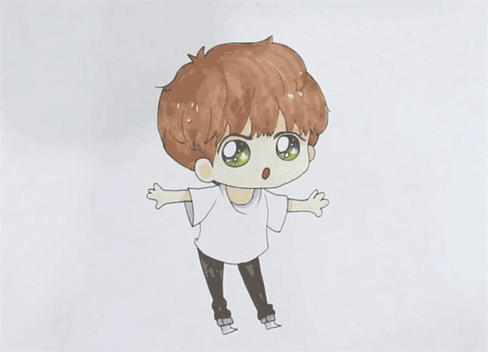 王源q版简笔画图片 q版王源怎么画