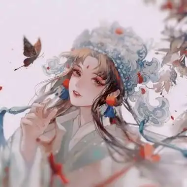 唯美古风头像女生头