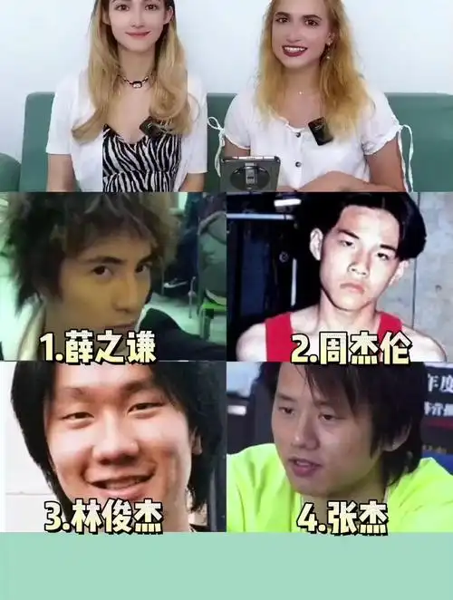 你们觉得谁出道前后变化最大呢薛之谦周杰伦林俊杰张杰