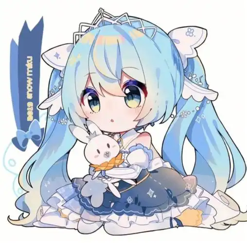 初音未来超级可爱的q版壁纸