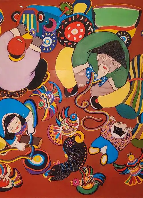 河南乡村风俗画