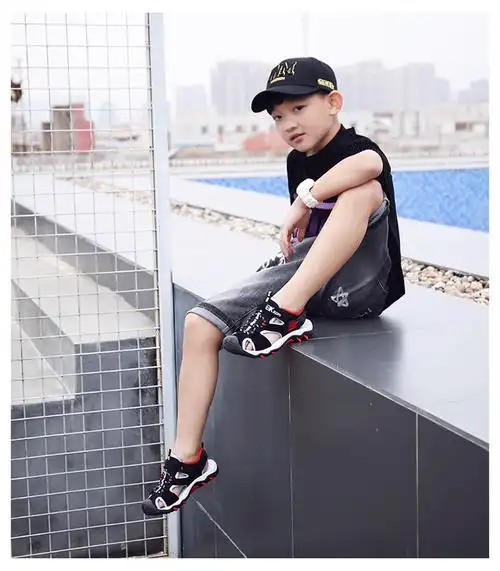 儿童凉鞋2020新款夏中大童软底防滑7男童鞋8小孩包头沙滩鞋子10岁