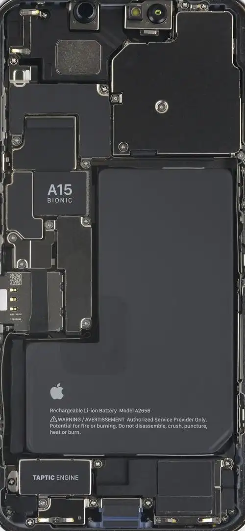 iphone 13拆机壁纸来了 iphone 13和13 pro内部结构壁纸高清下载