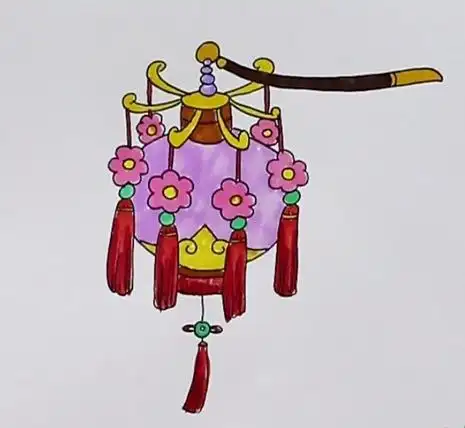 元宵节花灯简笔画图片 花灯怎么画