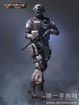 cf手游初始角色斯沃特原画分享