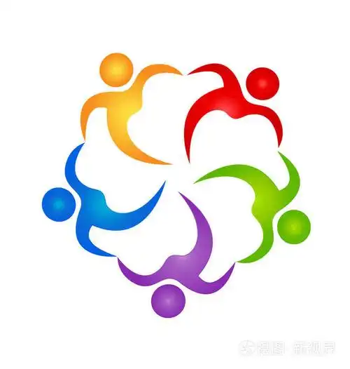 团队合作人手举图标矢量