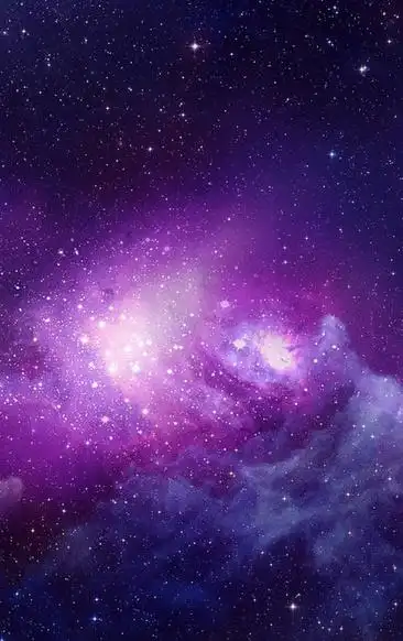 炫彩紫色星空h5背景