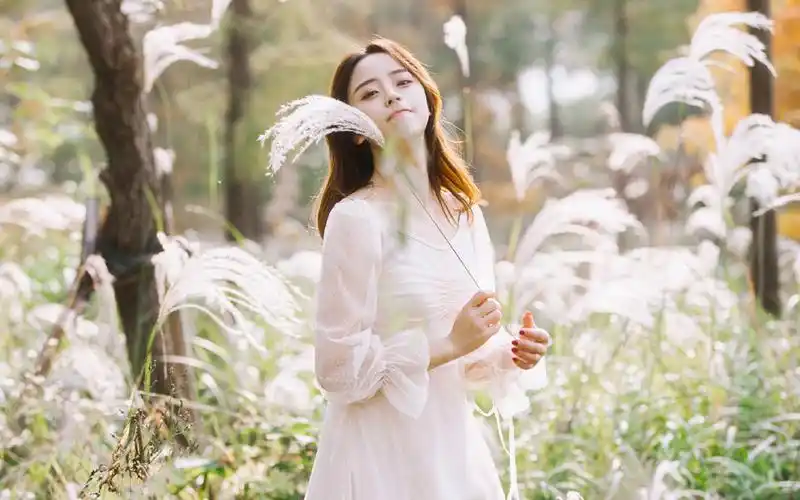 长发美女迷人写真,高清图片,电脑桌面-壁纸族