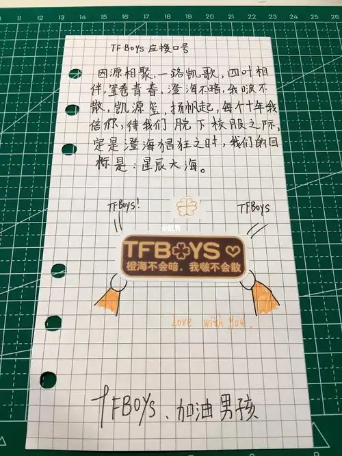 tfboys手账素材