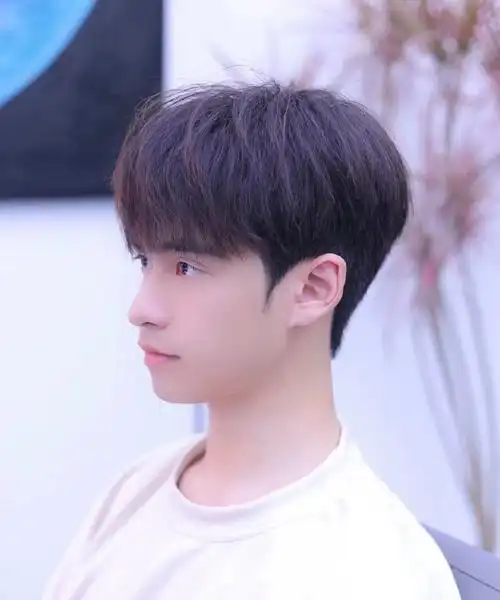 中分发型超帅气