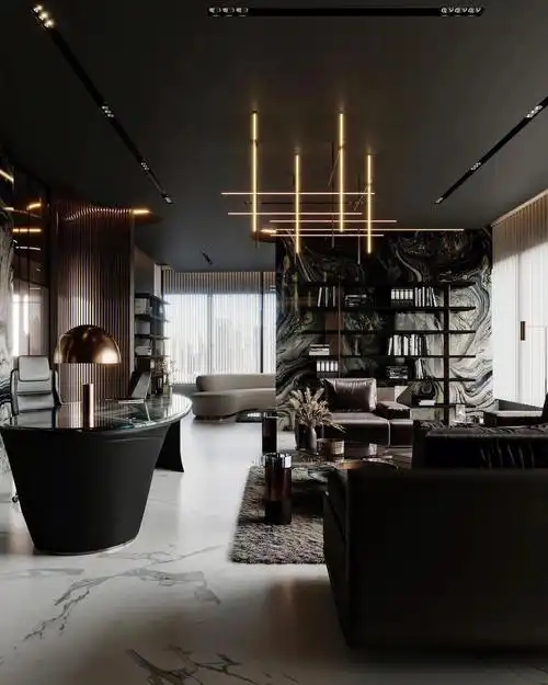 豪华办公室设计适合霸道总裁和董事长