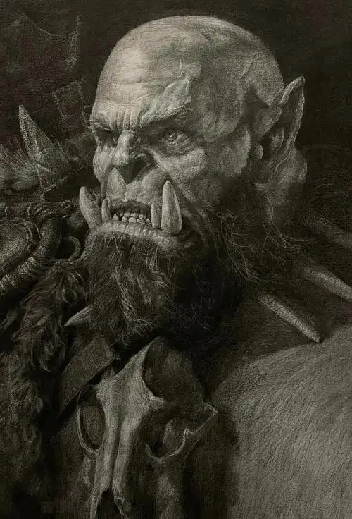 素描 魔兽来袭 - 抖音