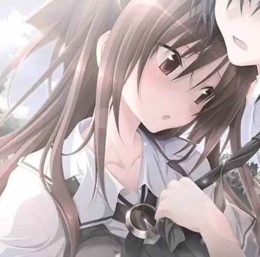 好看的一男一女卡通二次元情侣头像