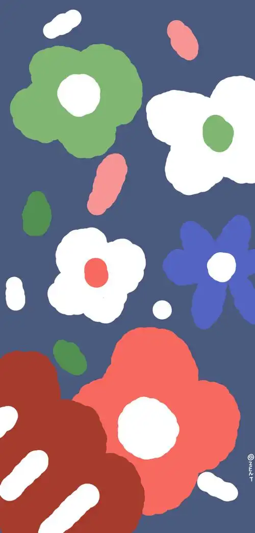 拼接花花壁纸 锁屏 壁纸套图 @罪恶女兔-zent