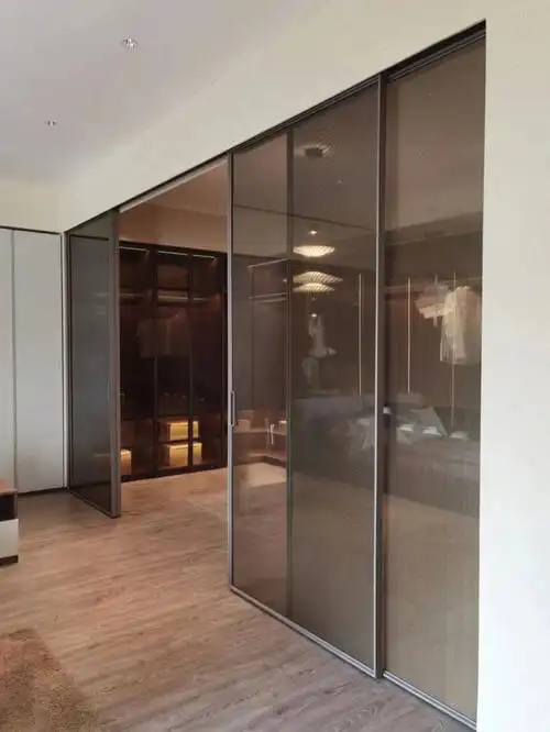 吊轨推拉玻璃门真的太绝了7575