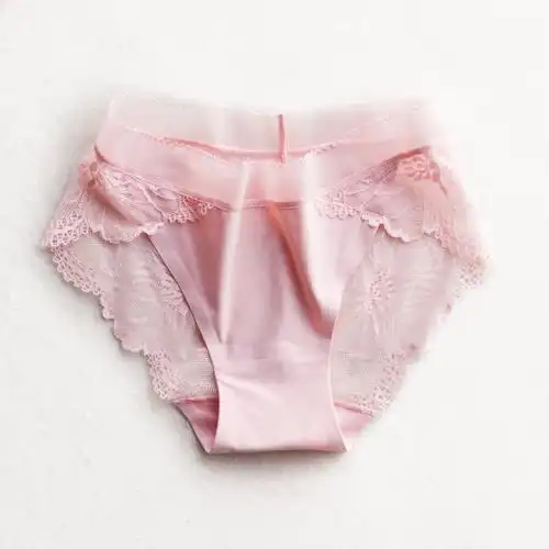 夏季女式清凉冰丝内裤性感蕾丝女式内裤家居舒适内裤