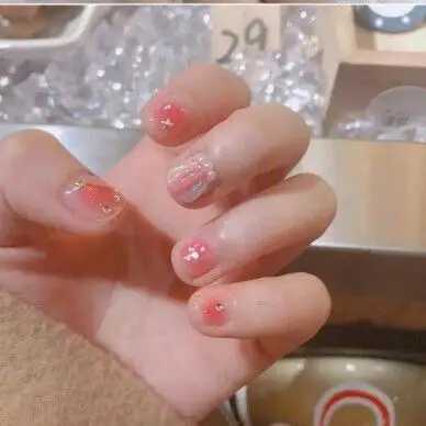 适合小胖手的短指甲美甲推荐