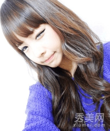 方脸女生最爱 齐刘海修出精致瓜子脸