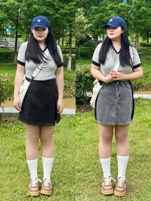 165cm150斤我真的好爱黑灰搭配巨显瘦