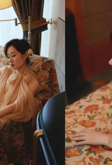 刘敏涛裸色薄纱裙性感写真图片88