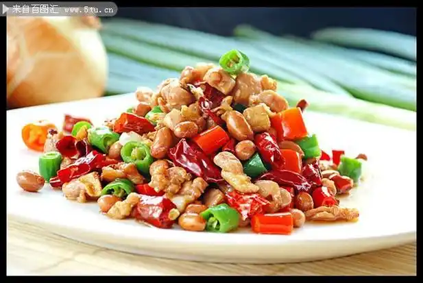 菜品图片素材网站(菜品图片下载)饭店经典热菜100款图片 1,宫保鸡丁