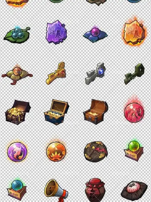 手游技能物品装备道具图标仙侠武术图标手游素材美术资源626淘宝网