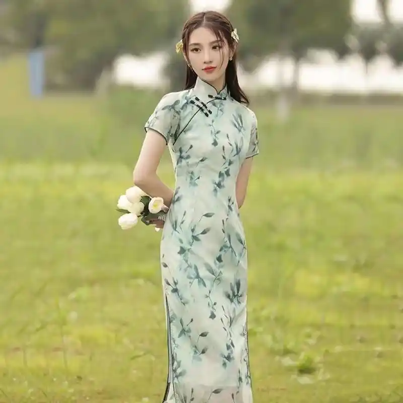 日常穿着优雅又好看的旗袍,真的很显气质