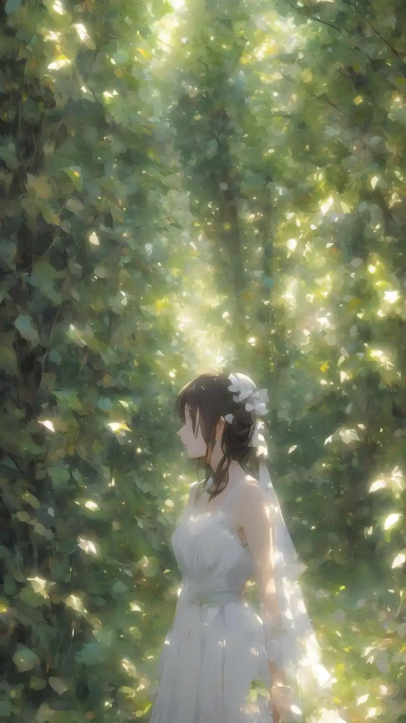 动漫女生森林壁纸99梦幻又唯美