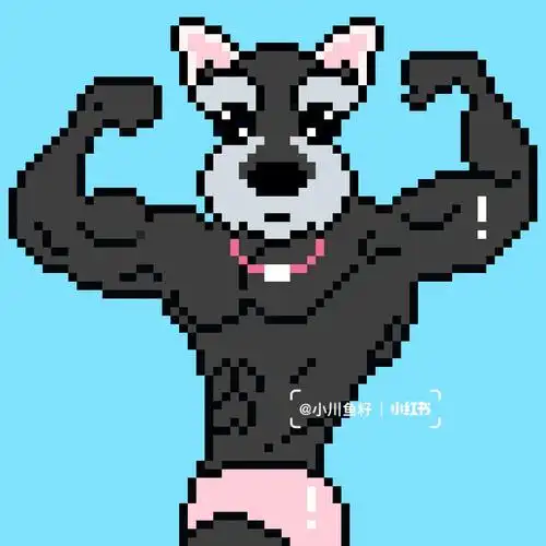 像素头像画的一些小动物