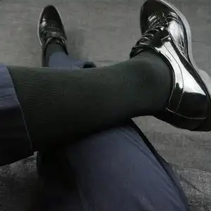 纯黑袜子男长筒