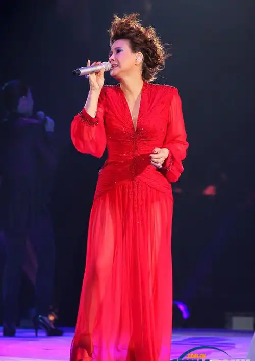 60岁甄妮演唱会大跳艳舞撩腿露奶尺度大开