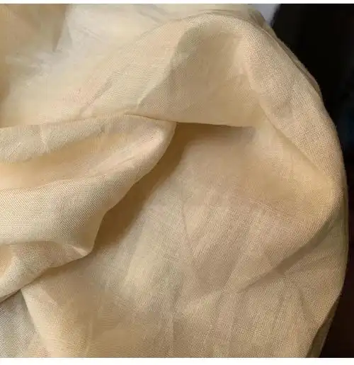 单面料砂洗纯苎麻布 手感好纯苎麻面料夏天面料出售2022新款 暗红色(0