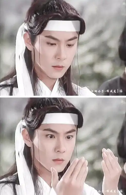 张卫健白衣古装张卫健古装白衣古风男是心目中的蓝忘机了