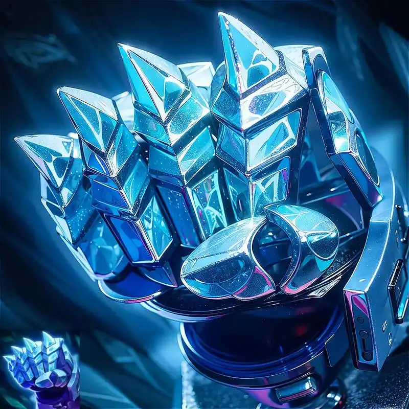 高清还原英雄联盟神话装备3.-冰脉护手 -卢登的激荡 -永霜 - 抖音