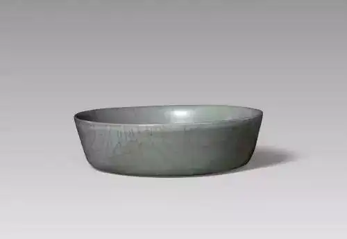 博物馆文物介绍宋代官窑青釉圆洗