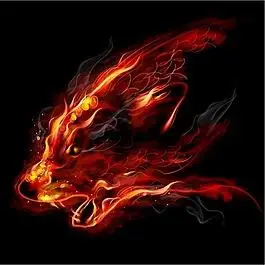 燃烧的火焰狼