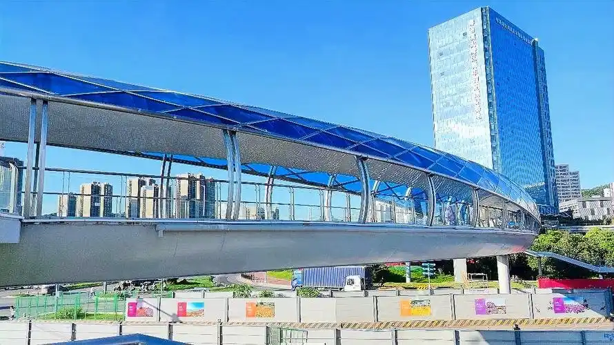 区块链人行天桥航拍vlog