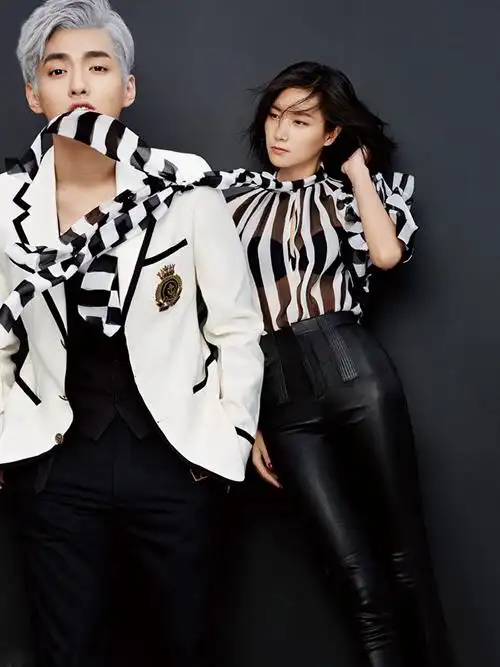 才女配鲜肉徐静蕾吴亦凡合体封面大片鬼马来袭