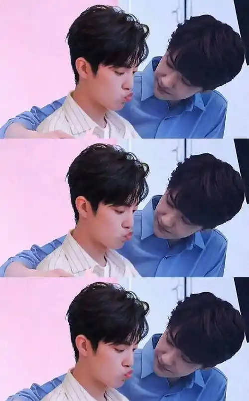 粉丝给肖战王一博p的合影,网友:史上最帅cp!_俩人_意境_光影