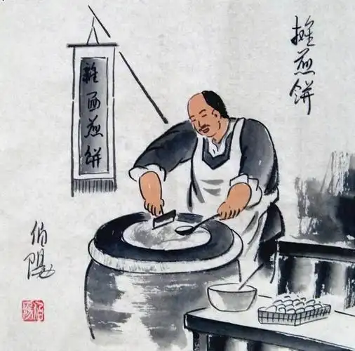 这才是正宗的山东大煎饼!才不只能卷大葱