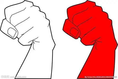 拳头怎么画简笔画向下的拳头怎么画简笔画