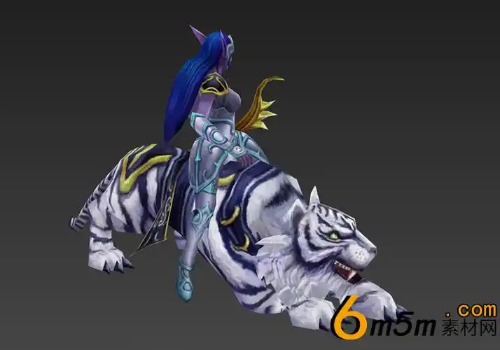 《魔兽争霸Ⅲ的dota》月之女祭司泰兰德3d模型