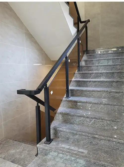 晨卓不锈钢楼梯扶手钢化玻璃护栏室内室外定制阳台立柱家用简约栏杆