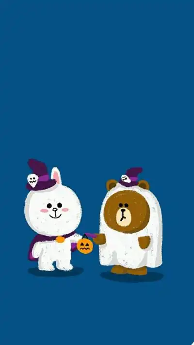 iphone 壁纸 line cony brown 可妮 布朗 莎莉 熊大