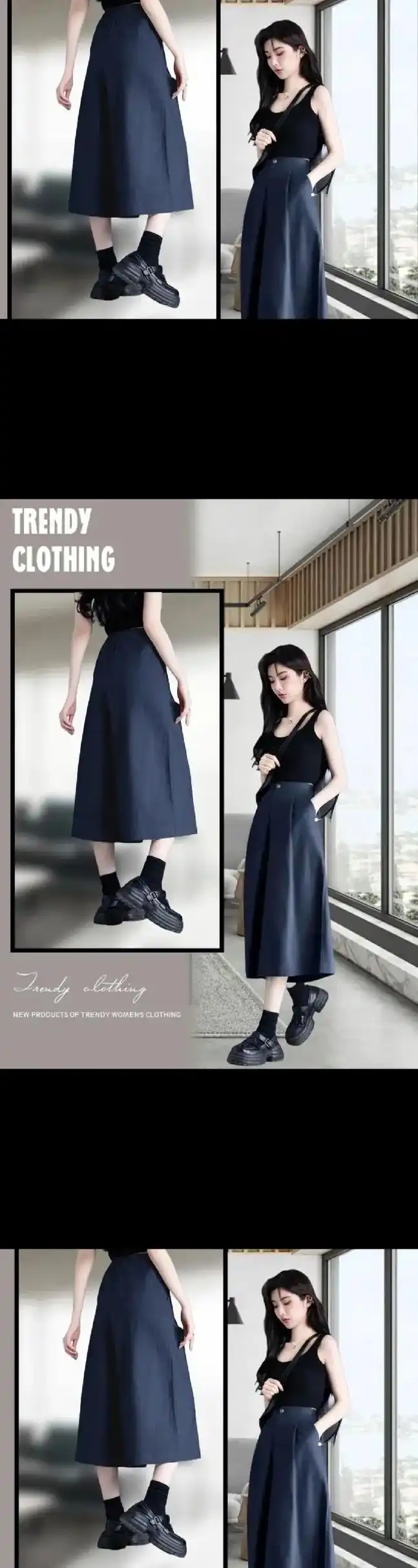 一眼就爱上的亚麻阔腿裤来咯!集美们:我的一款新宠∽时 - 抖音