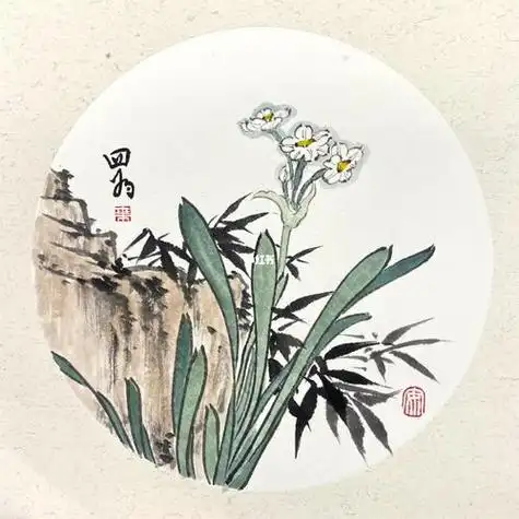 水仙花国画水仙花国画画法步骤