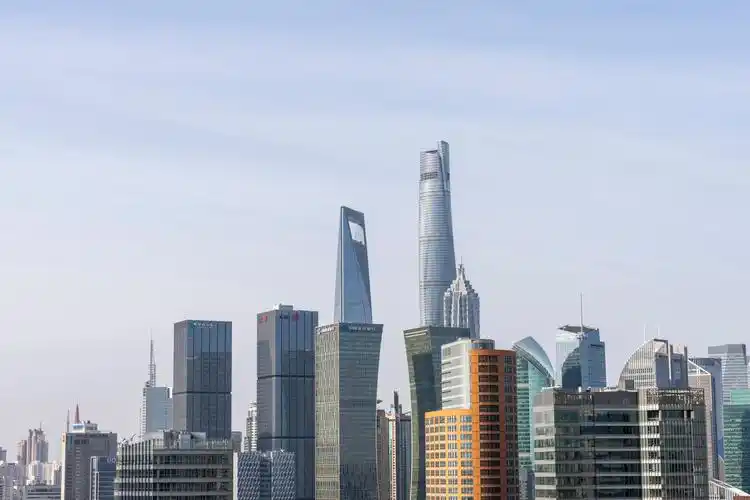 上海陆家嘴天际线